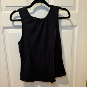 Lululemon black open back tank